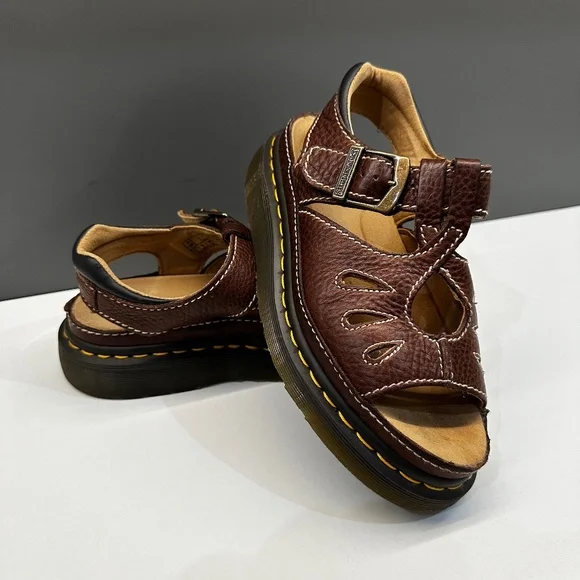 Brown Dr Martens Castillo Leather Sandals Castillo Sandals Dr Martens - Main Image